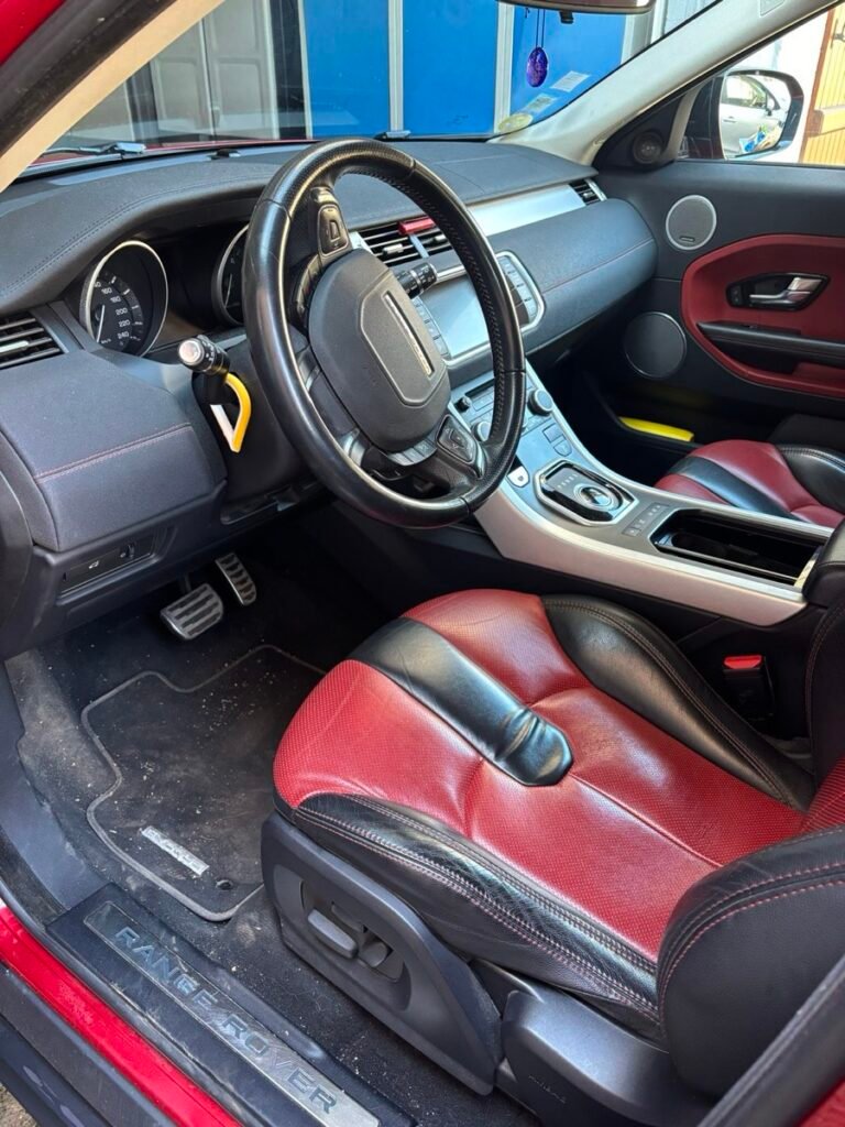 Range Rover Evoque : avant nettoyage